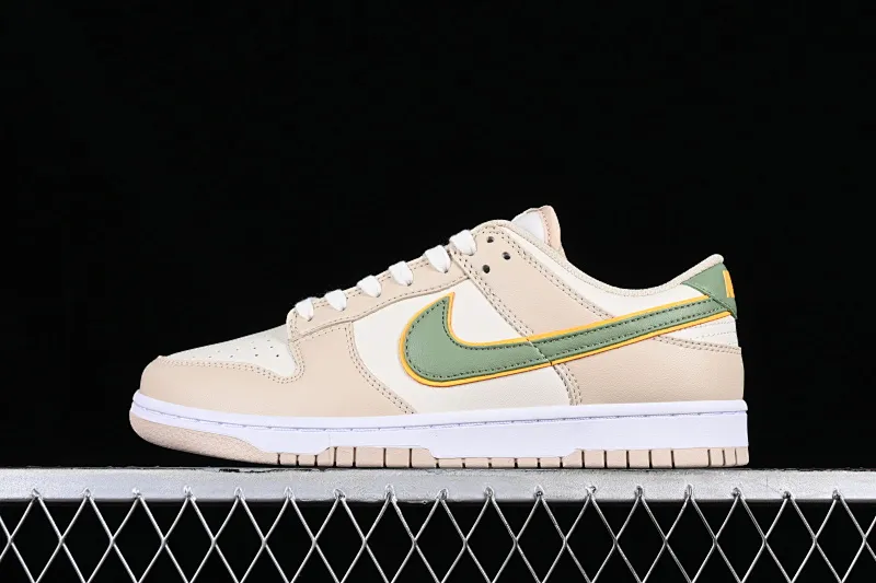 All categories Nk SB Dunk series Nk SB Dunk Low low-top sneakers Nk Dunk Low "Pale Ivory" dark and light ivory color matching SB low-top sports and leisure sneakers FQ6869-131